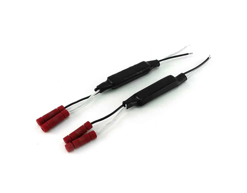 DNL.WHS.12800 DENALI Turn Signal Load Resistors to replace original 21w signals 10 Ohm, 20W, Pair