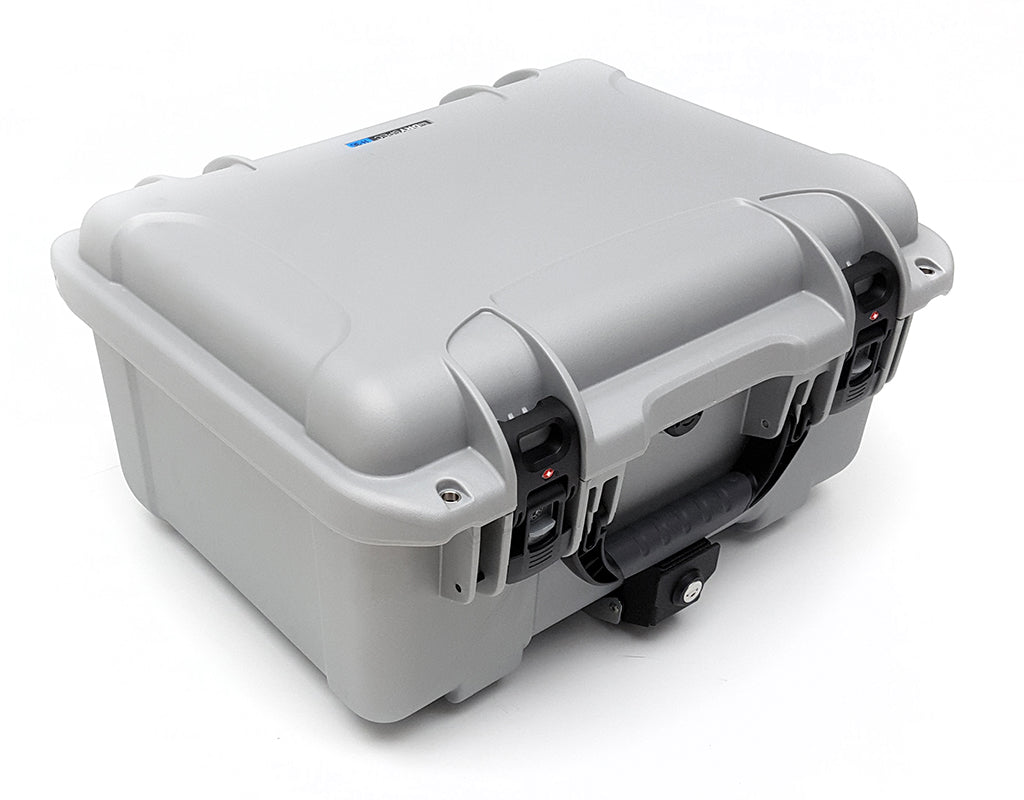 DSL.H35.10000.S DrySpec H35 Quick-Release Mil-Spec Motorcycle Case, Silver