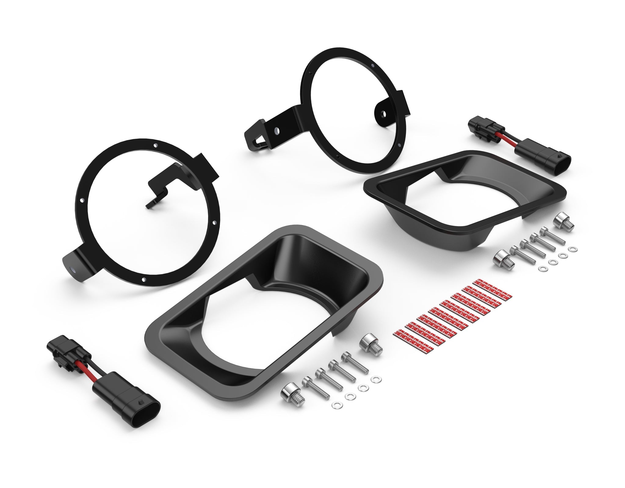 LAH.54.10000 D3 Fog Light Mounting Kit - Type 6: Ford Super Duty