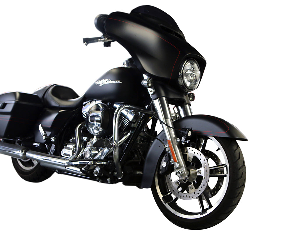 LAH.23.10800.B Denali Auxiliary Light Mount for Harley Sportster, Softail and Touring rev00