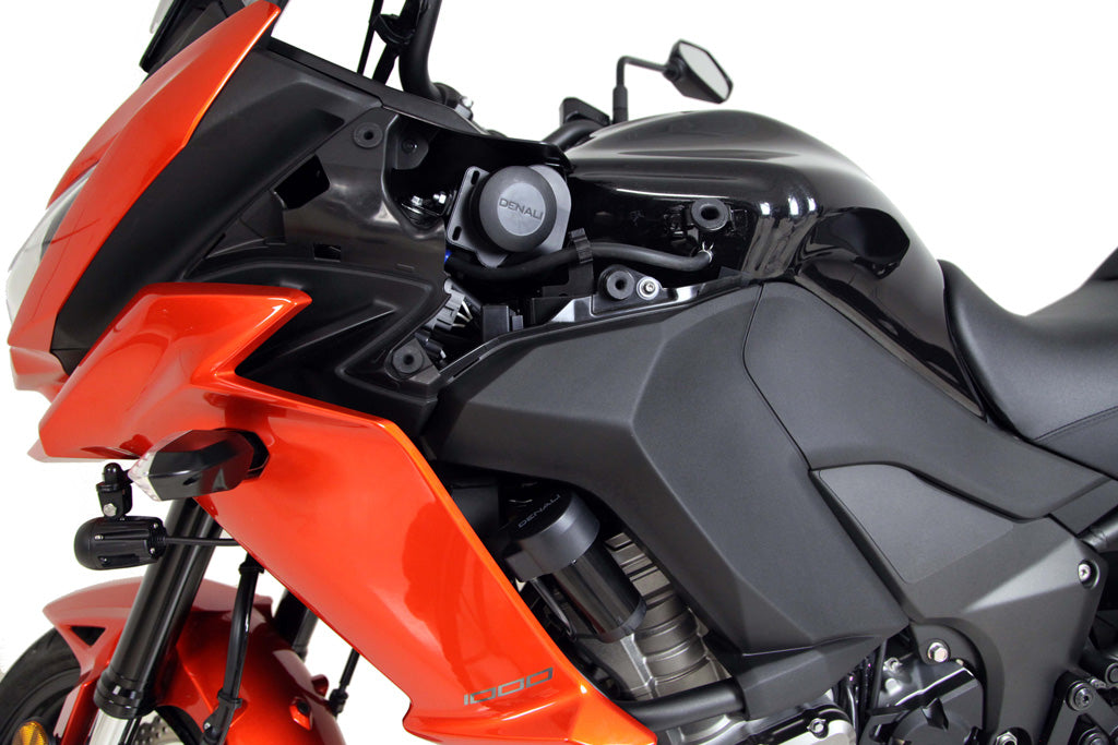 HMT.08.10100 DENALI SoundBomb Split Horn Mounting Brackets, Kawasaki Versys 1000LT '15- rev00