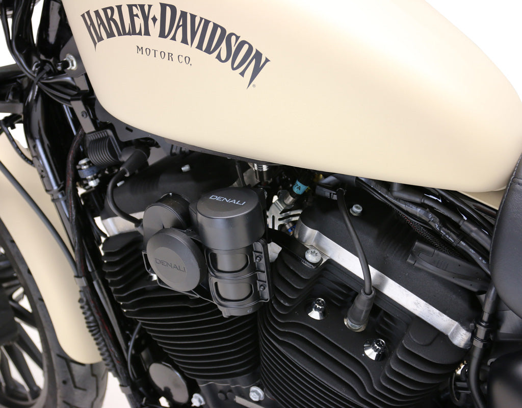 HMT.23.10000 Denali SoundBomb Compact Horn Mounting Bracket, Harley Davidson w/ Evolution Engine, aka "EVO", '84-'99 CVO, Touring & Dnya, '84-'00 Softial, '86- Sportster