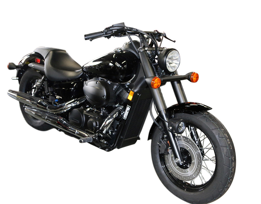 LAH.01.10200.B DENALI Auxiliary Light Mount for Honda Cruisers Interstate, Stateline, Sabre, Shadow RS, Shadow Spirit 750, Shadow Aero, Shadow Phantom rev00