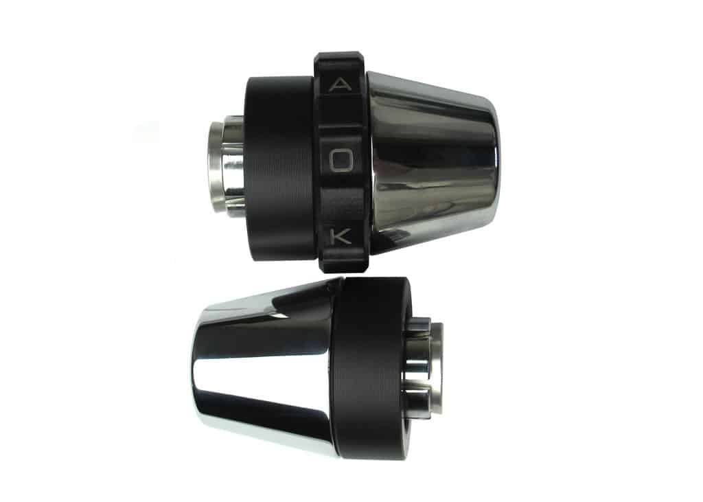 KAO.SUZM109TC KAOKO Cruise Control for SUZUKI Boulevard M109R, M1800R VZR1800, M90 incl. matching left hand side Bar-End Weight : Torpedo shape with chrome finish
