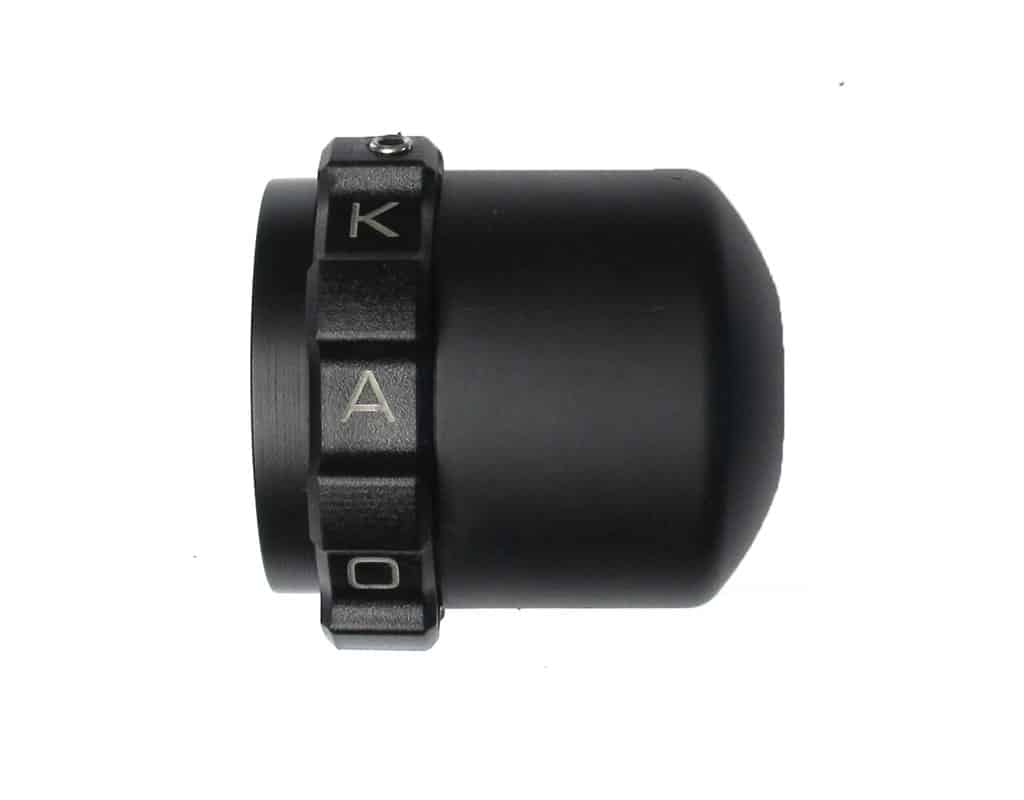 KAO.KAW160 Kaoko Throttle Lock for Kawasaki Z1000 and Z1000SX, '11- with parallel 37.8mm OD bar end weights