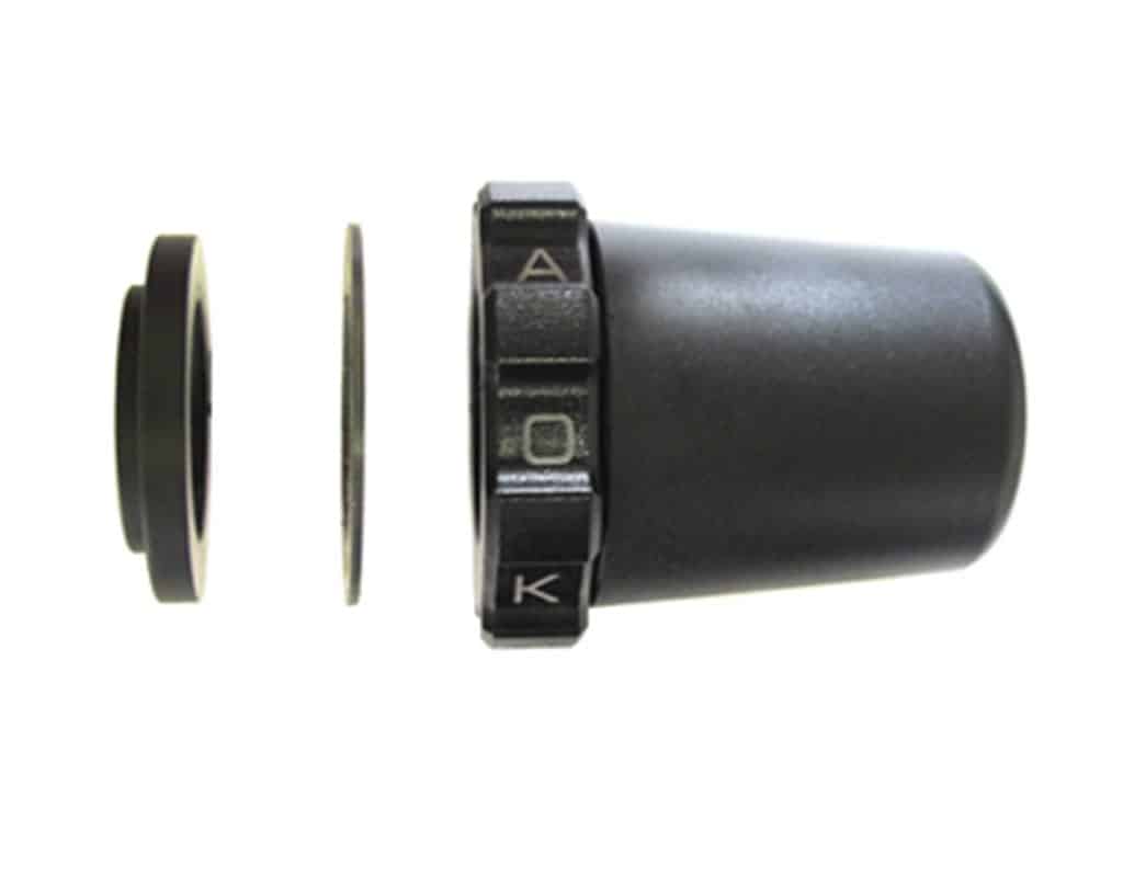 KAO.KAW200 Kaoko Throttle Lock Cruise Control Kawasaki Ninja 650R, ER6N, Versys, KLR650E '08-, ZX12, ZX14 -'12, GTR1400 Concours
