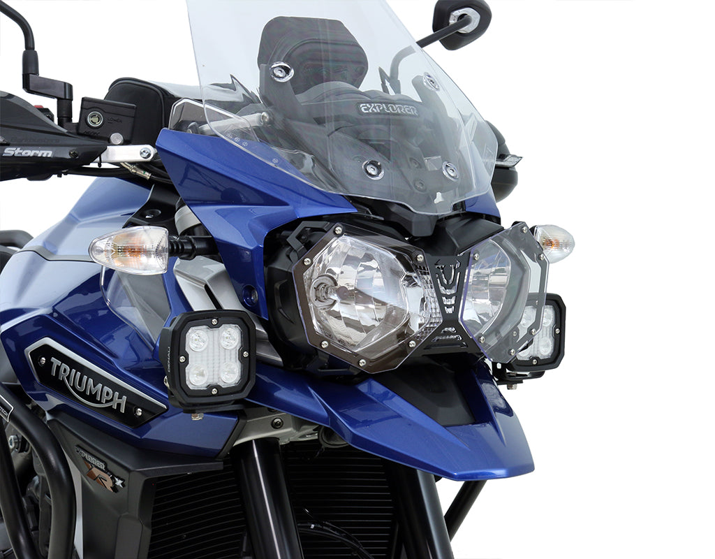 LAH.11.10500 DENALI Auxiliary Light Mounting Bracket for Triumph Tiger Explorer 1200 '16- rev00