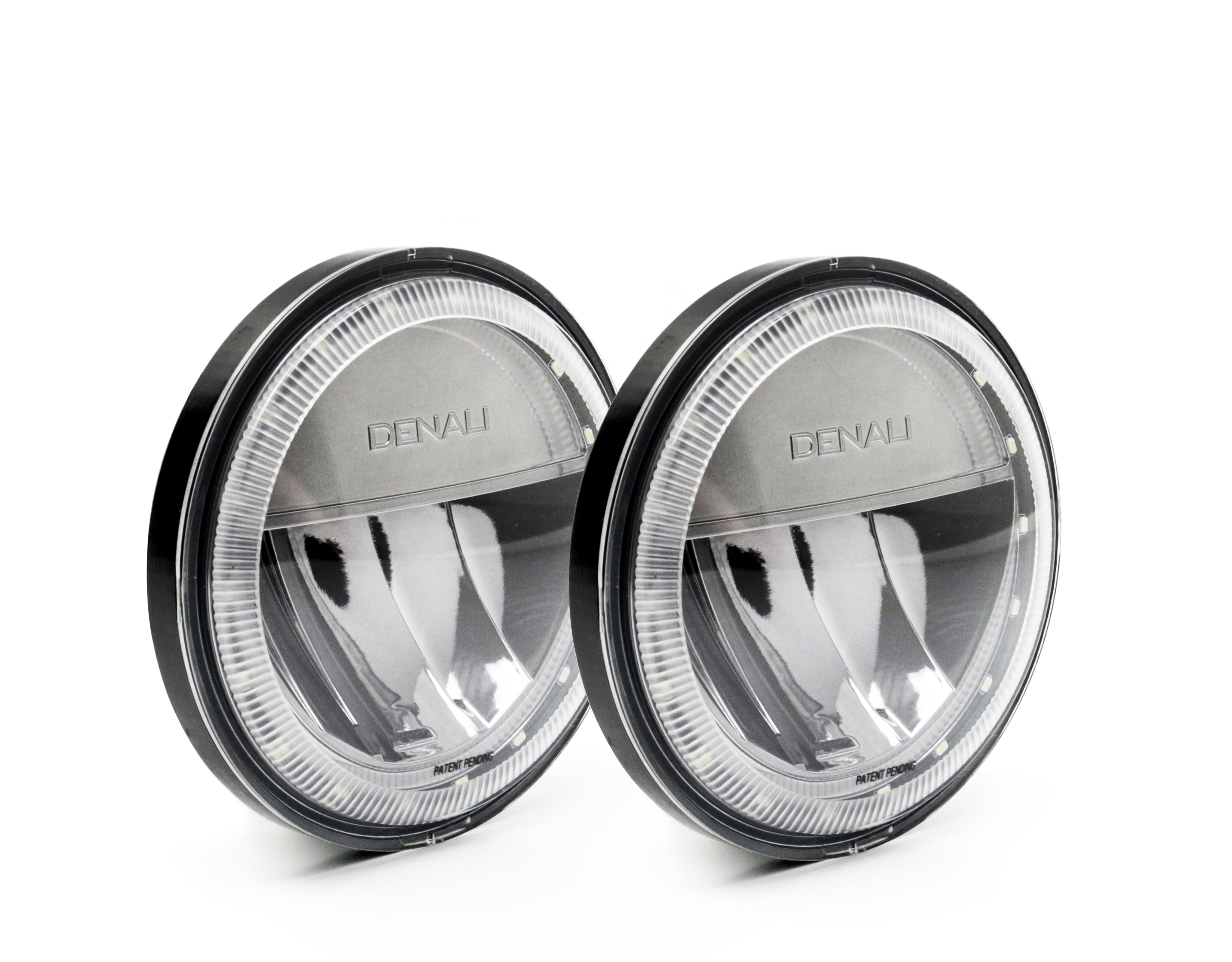 TT-M4 DENALI M4 LED Passing Lamp Modules pair, 4.5" Round, Black Chrome