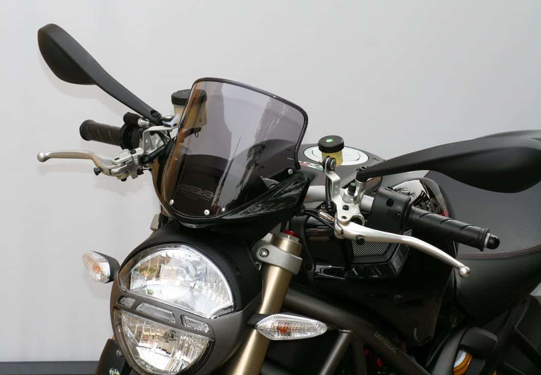 MRA.23.034.T.8 MRA TouringScreen Windshield for Ducati Monster 1100, BLACK