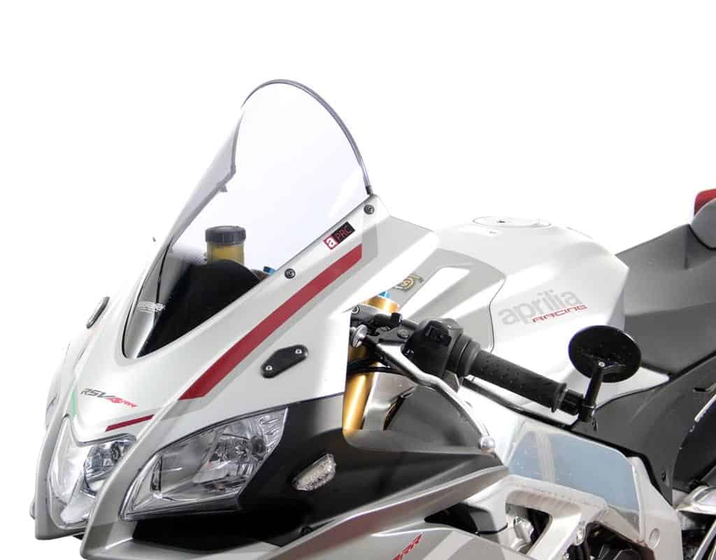 MRA.21.020.R.0 MRA Double-Bubble RacingScreen Windshield for Aprilia RSV 4, 2015 Clear