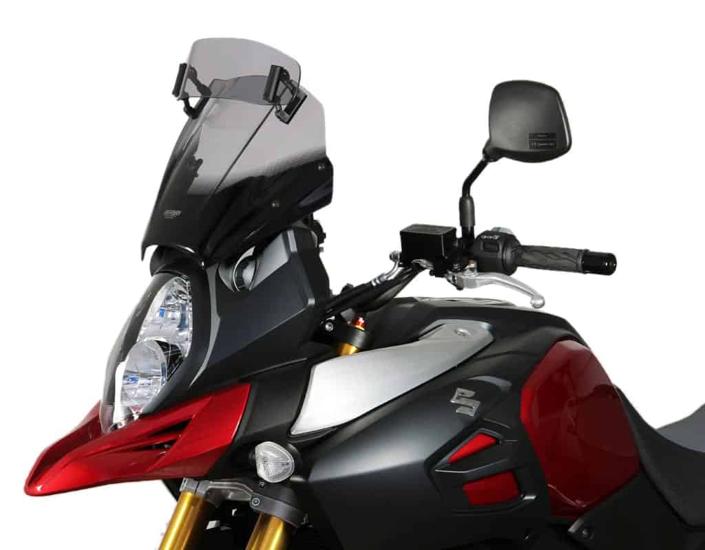 MRA.05.060.VT.1 MRA VarioTouringScreen Windshield for Suzuki V-Strom 1000, '14- smoke grey