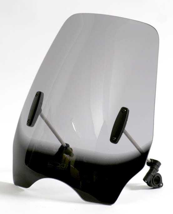 MRA.HI.1 MRA Highwayshield style "HI" windscreen for naked bikes & cruisers SMOKE GRAY