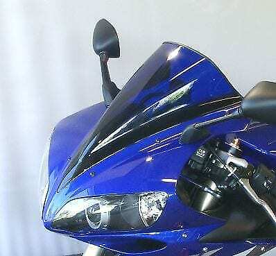 MRA.06.034.R.8 MRA Double-Bubble RacingScreen Windshield for Yamaha YZF R1, '04-'06 SHADOW LINE BLACK