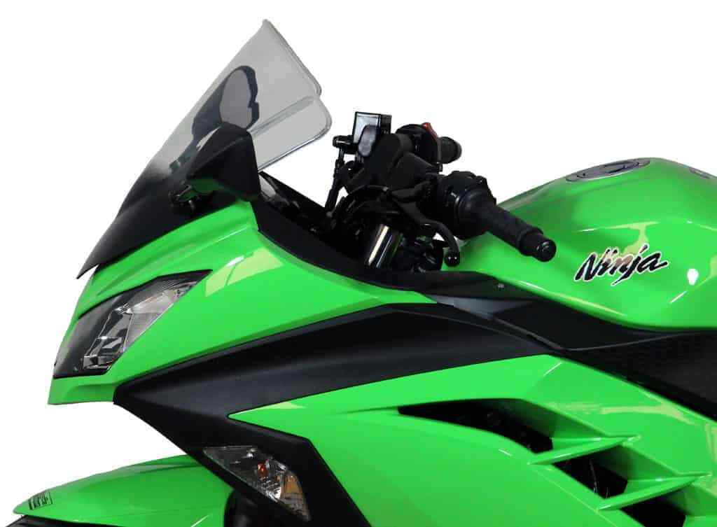 MRA.08.066.R.0 MRA RacingScreen for Kawasaki Ninja 300R/250R, '13- clear