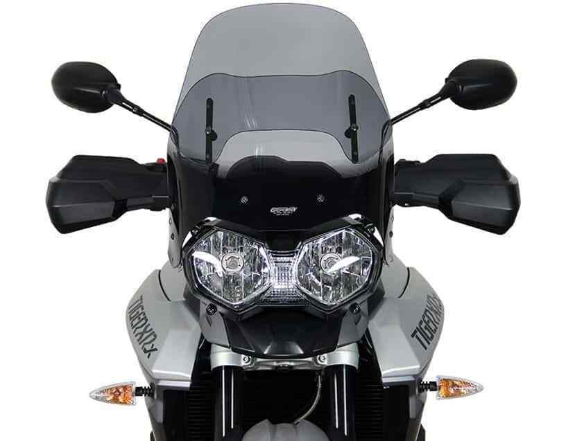 MRA.4025066161249 MRA VarioScreen Windshield "V" for TIGER 800 /XRX /XRT, 2016-2017, SMOKE GRAY