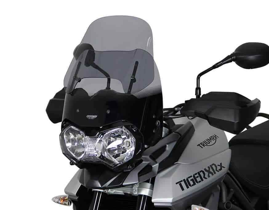 MRA.4025066161249 MRA VarioScreen Windshield "V" for TIGER 800 /XRX /XRT, 2016-2017, SMOKE GRAY
