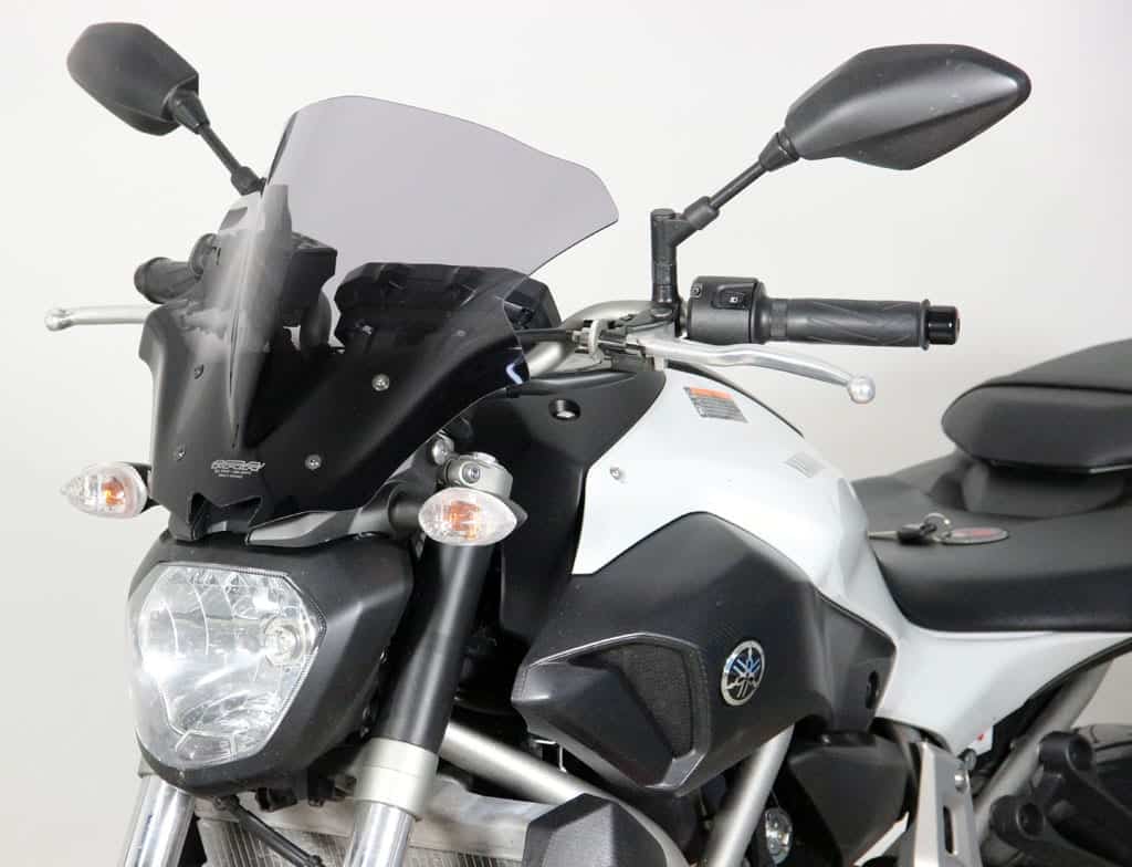 MRA.06.067.NR.1 MRA RacingScreen windscreen "NR" Yamaha FZ-07, '14- - Smoke Grey