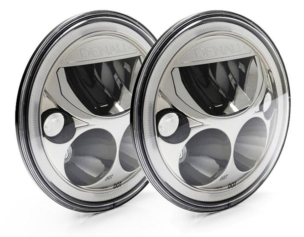 DNL.M7.10000 DENALI LED Headlight Module Kit for '07-'18 Jeep Wrangler JK & '97-'06 Jeep Wrangler TJ