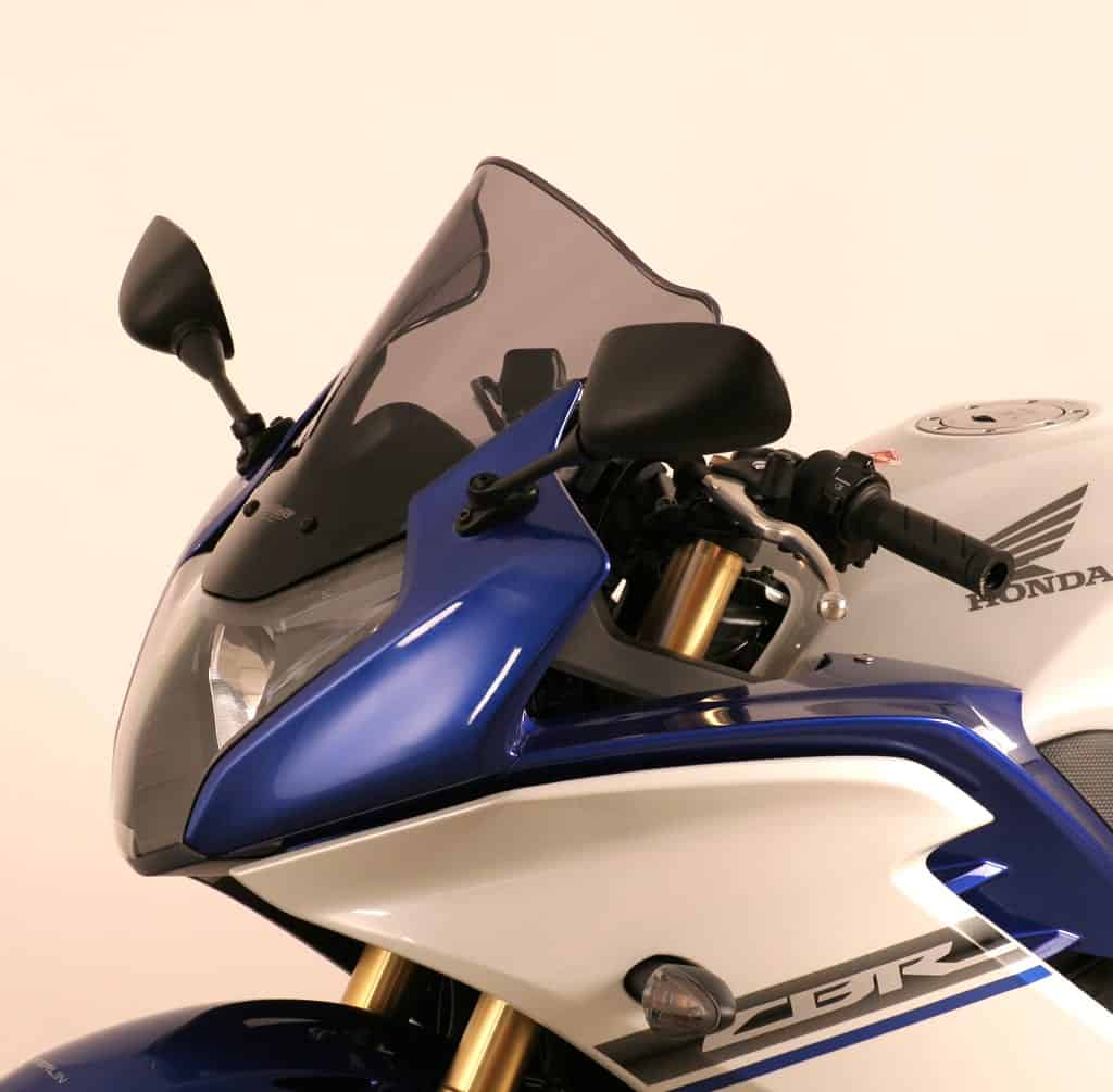 MRA.01.068.R.0 MRA Double-Bubble RacingScreen Windshield for Honda CBR600F, '11- Clear