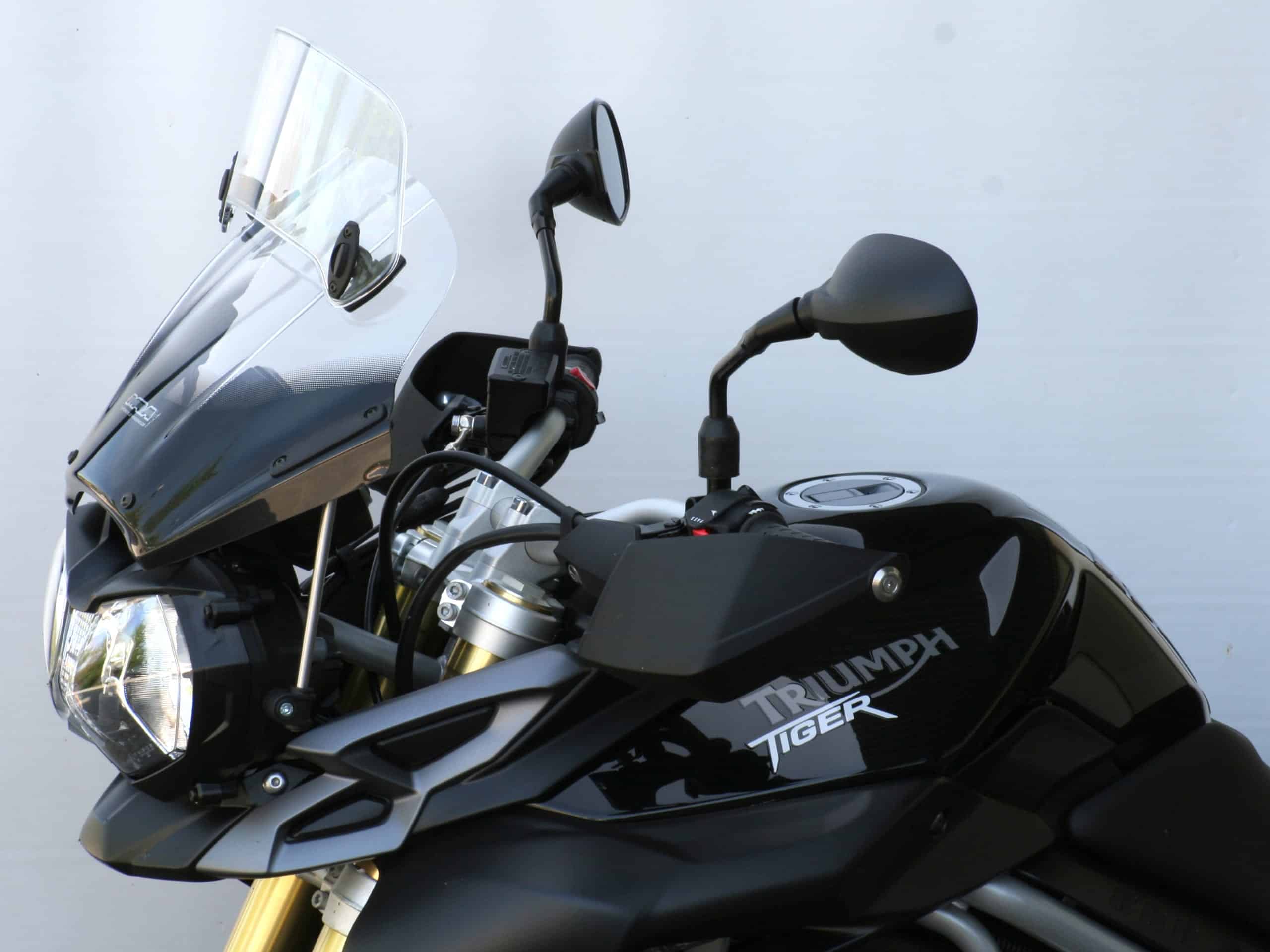 MRA.11.017.XCN.1 MRA X-Creen Tour Windshield for Triumph Tiger 800 & Tiger 800XC '11- Smoke Gray