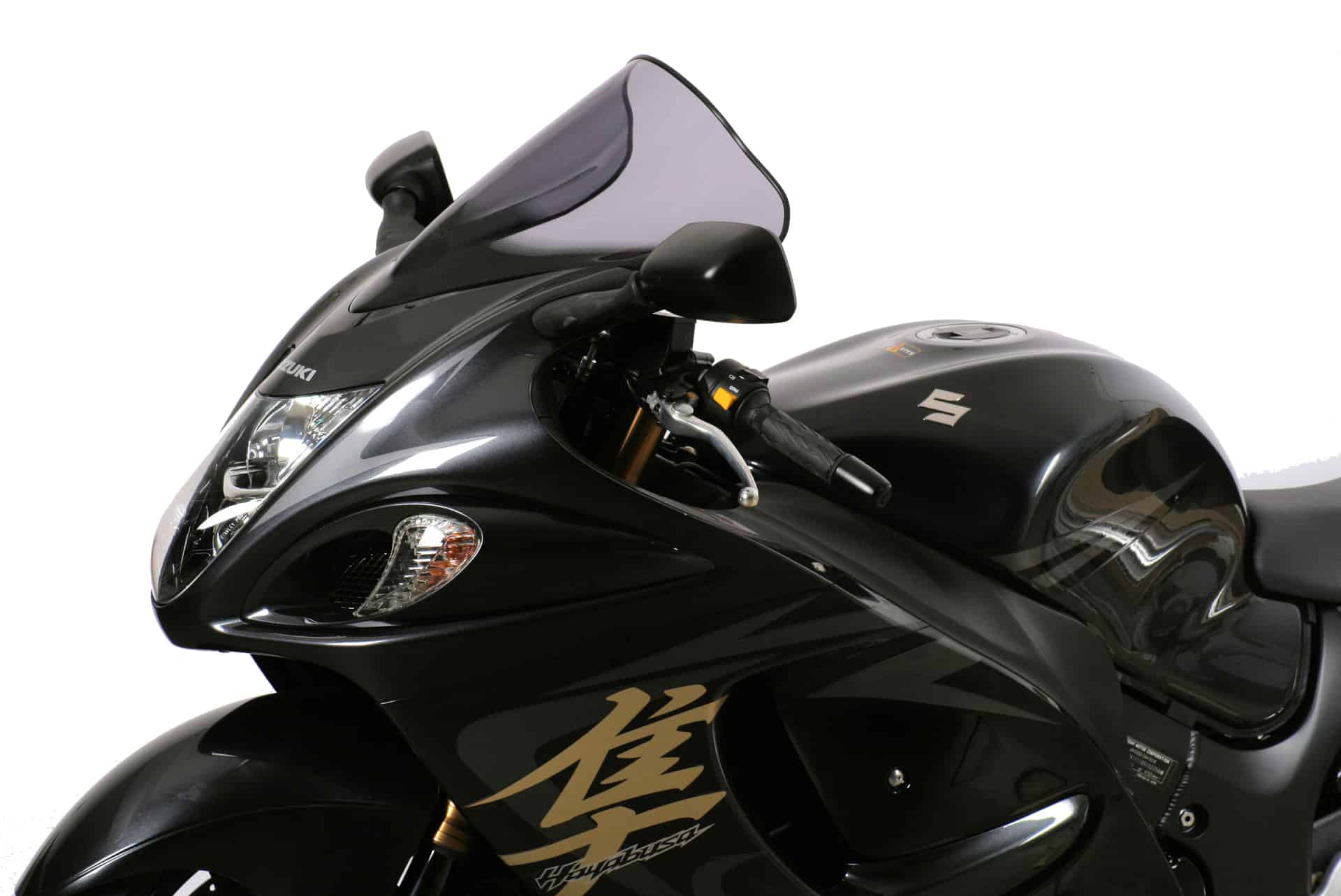 MRA.05.055.R.0 MRA Double-Bubble RacingScreen Windshield for Suzuki Hayabusa GSX1340R, '08- Clear