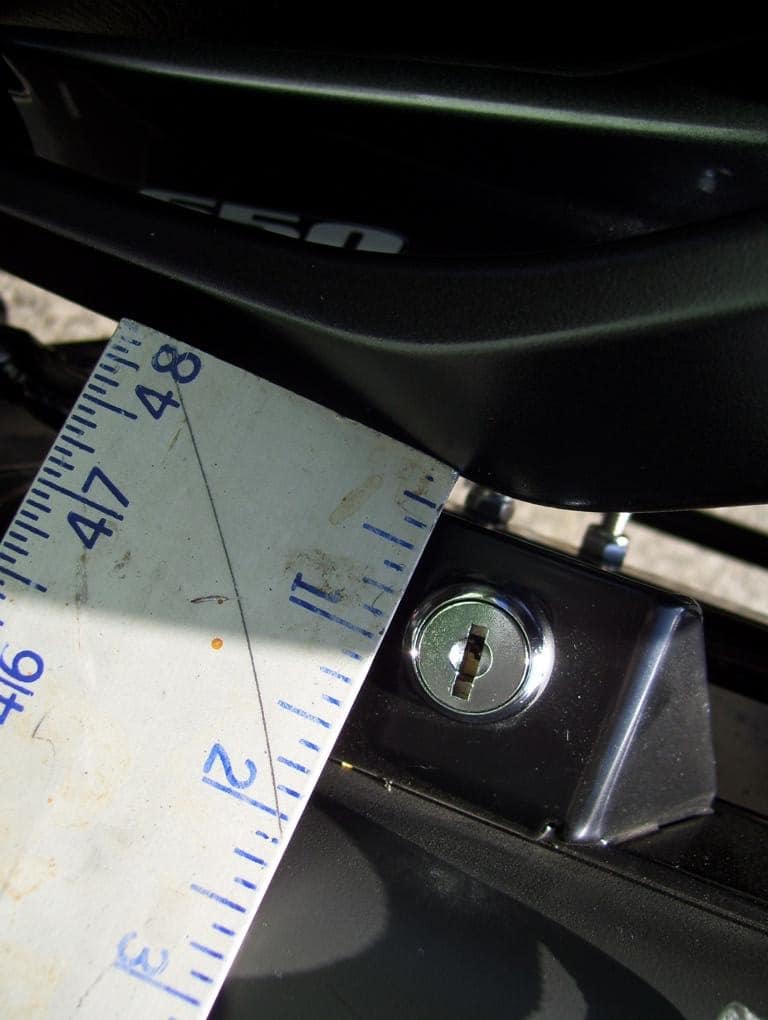 KFA.05.00 ASSEMBLY - Suzuki DL650 V-Strom left sidecarrier spacer kit for Pelican Storm Luggage System