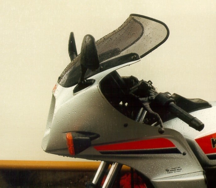 MRA.08.022.S.1 MRA SpoilerScreen Windshield for Kawasaki GPZ750 UT/Turbo and GPZ1100 UT/Turbo SMOKE GRAY