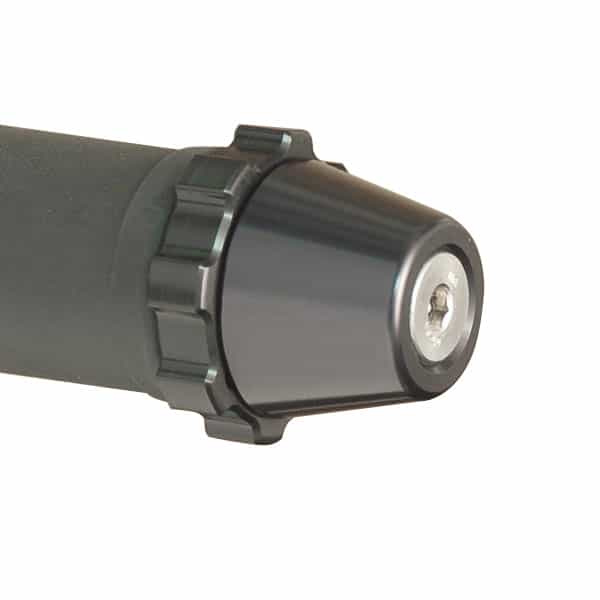 KAO.TBK-0.75 Kaoko Throttle Lock Cruise Control incl. Bar-End Weights Kawasaki for Vulcan Cruisers, Torpedo-style - Black