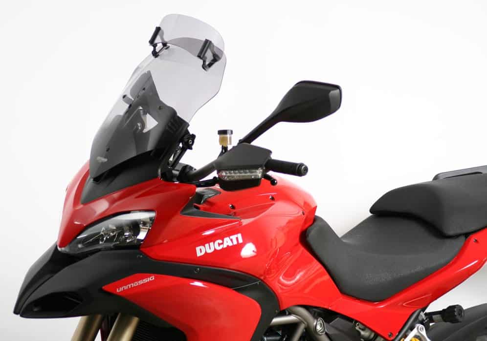 MRA.23.031.VT.1 MRA VarioTouringScreen Windshield for Ducati Multistrada 1200, '10-'12 SMOKE GREY