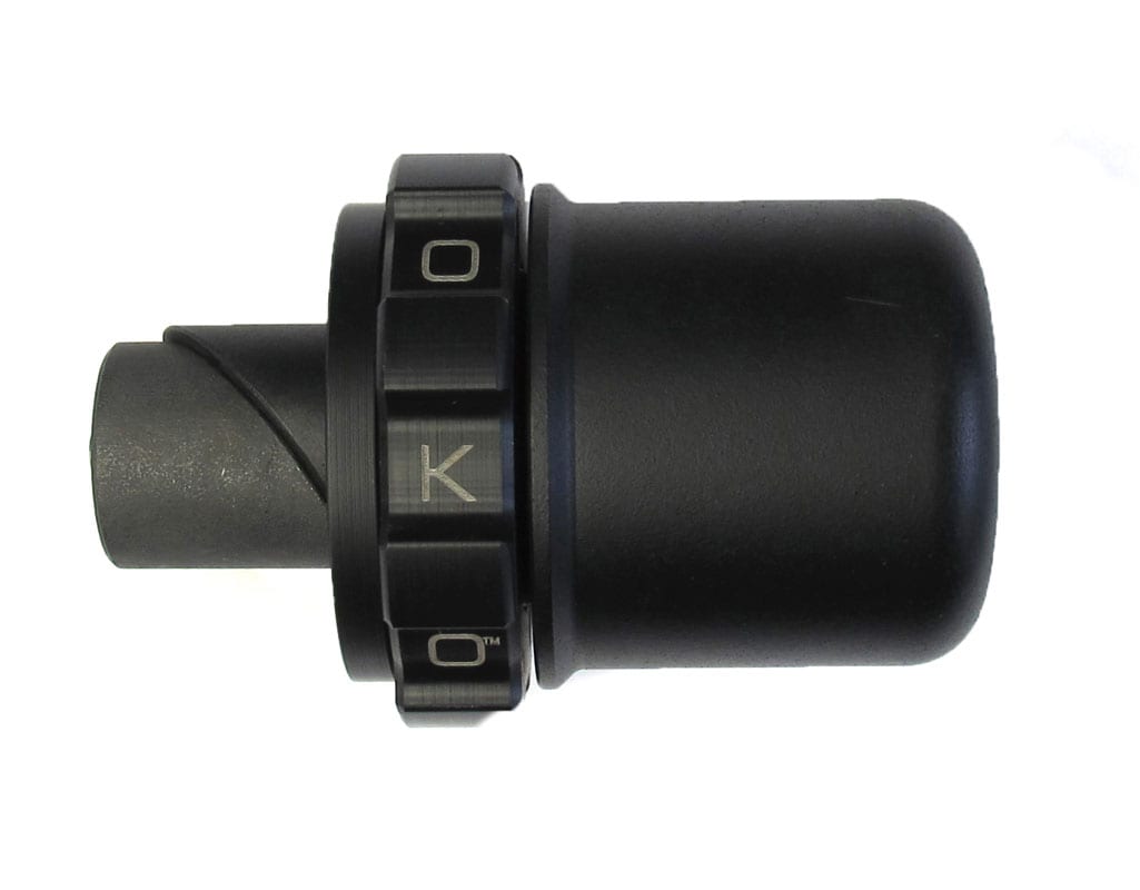 KAO.SUZ400-16.8 Kaoko Throttle Lock Cruise Control for Suzuki AN650 Burgman, Burgman Deluxe, & Burgman Executive SUZ400 applications for 17mm ID bars - Black
