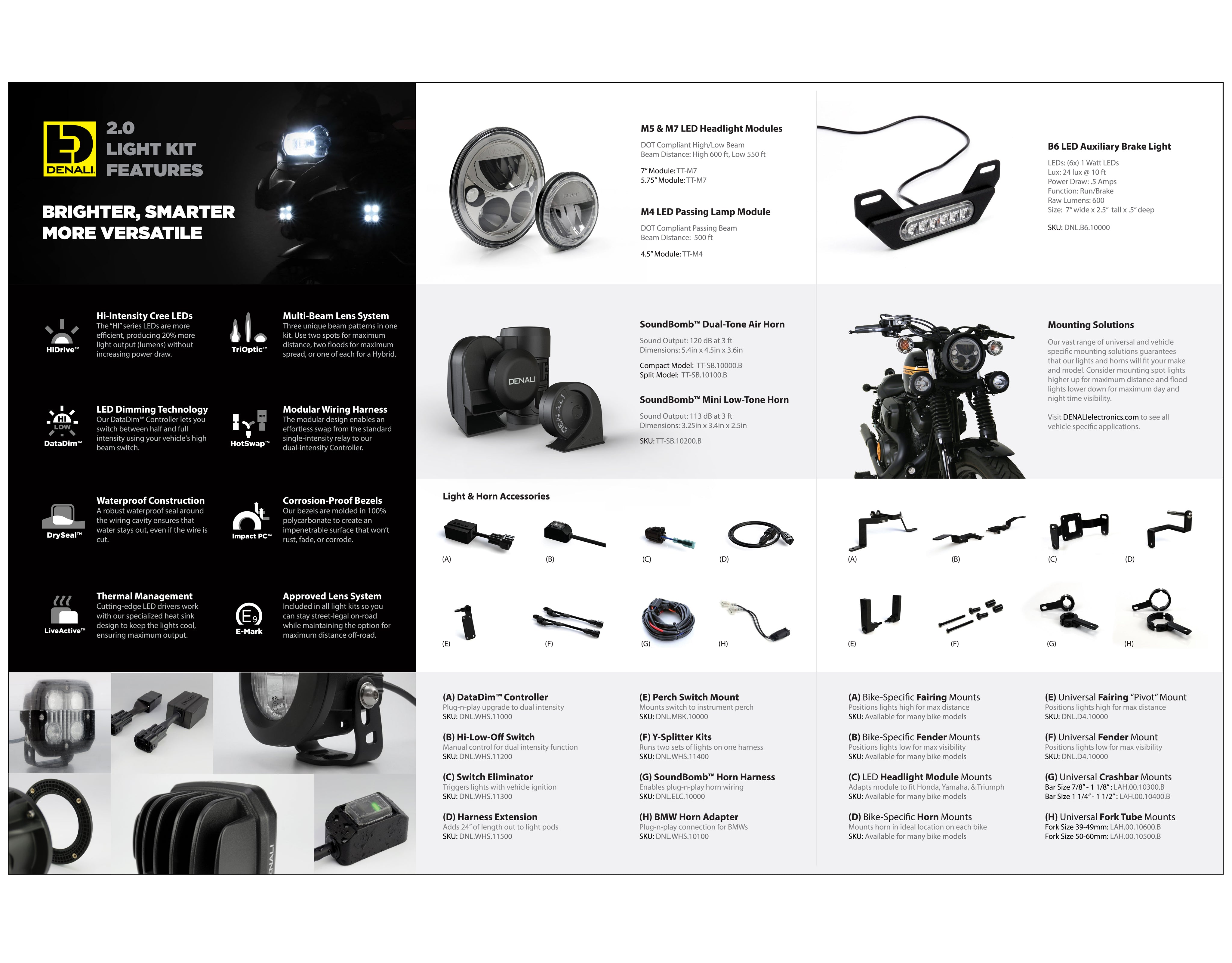 DNL.MKT.001 DENALI 2.0 Tri-Fold Product Brochure, 5.5x11