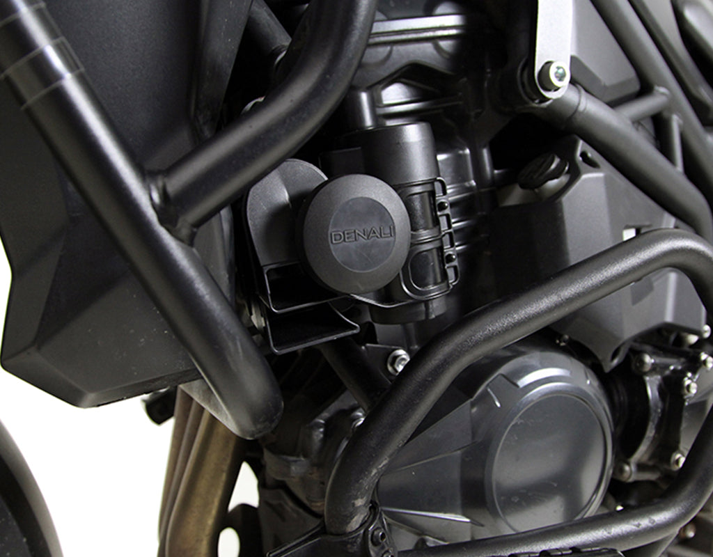 HMT.11.10100 Denali SoundBomb Compact Horn Mounting Bracket, Triumph Tiger Explorer 1200 '12-'14, Explorer 1200 ABS & Explorer 1200 XC ABS '15- rev00