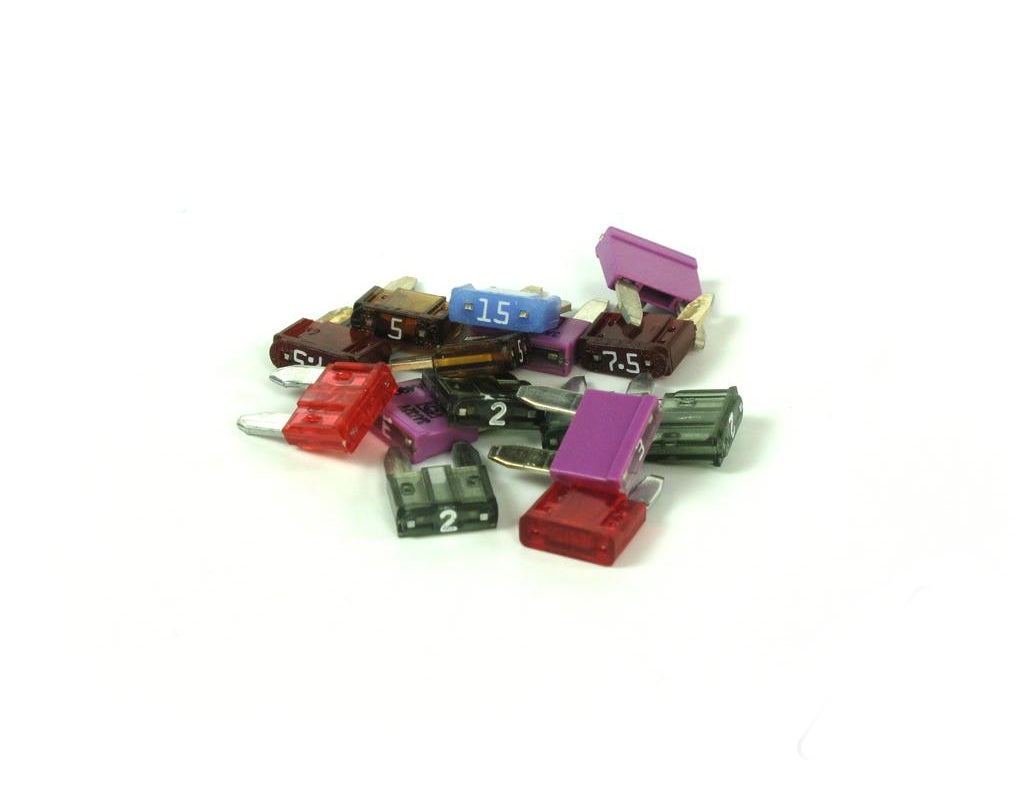 TT-00015 DENALI Fuse Assortment, Mini ATM, 15 pcs, ampqty - 24, 34, 52, 7.52, 102, 151