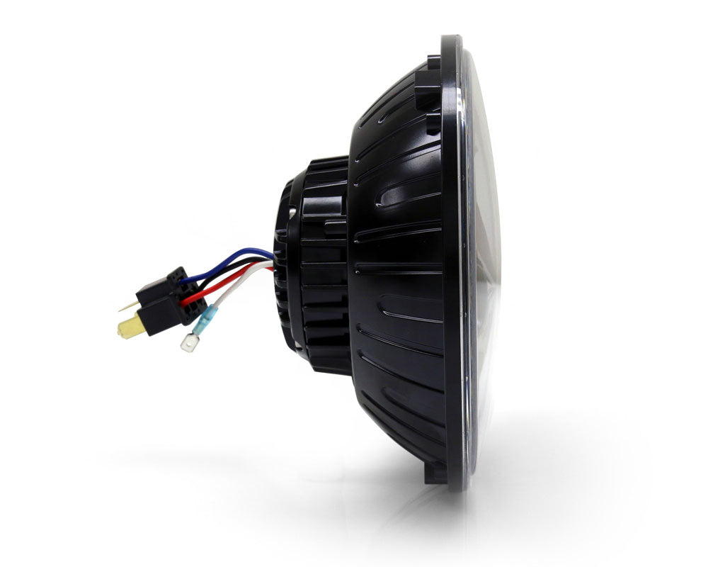 TT-M7 DENALI M7 DOT LED Headlight Module, 7.0" Round, Black Chrome