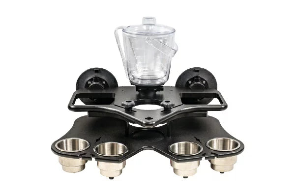 SeaSucker | Cup Holders | Double Decker Party Barge : Portable Bar
(White or Black) | MC5348