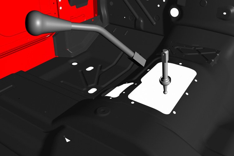 Rough Country | Gear Shifter | Jeep Straight Lower Gear Selector Rough Country | 1021