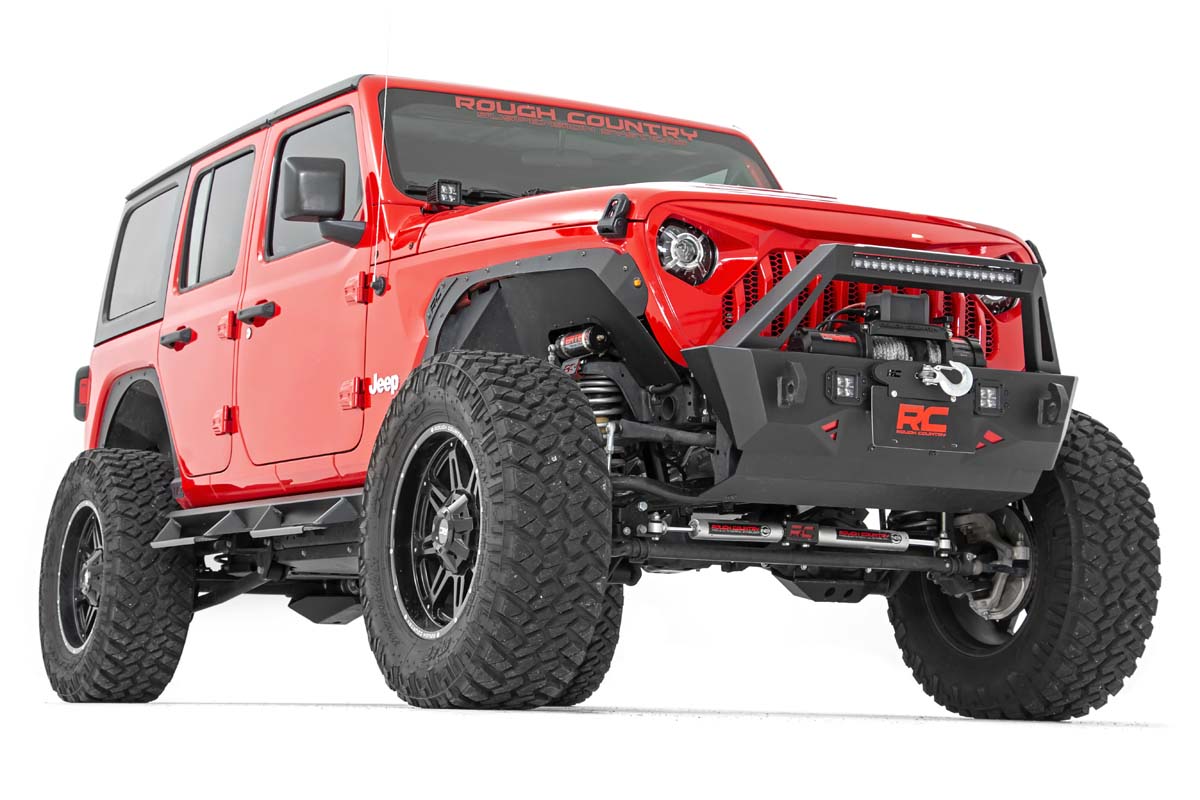 Rough Country | Grilles | Jeep JL/Gladiator Angry Eyes Replacement Grille 2018-Pres Jeep JL 20-Up Gladiator Rough Country | 10496