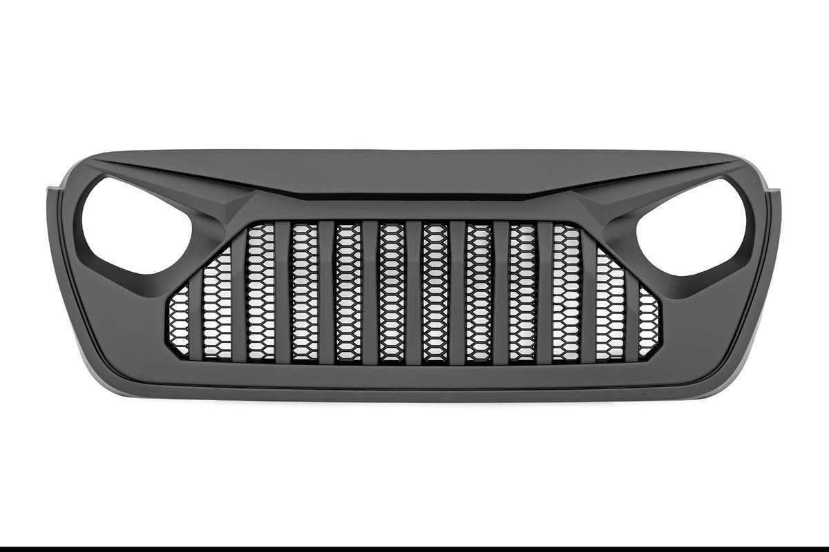 Rough Country | Grilles | Jeep JL/Gladiator Angry Eyes Replacement Grille 2018-Pres Jeep JL 20-Up Gladiator Rough Country | 10496