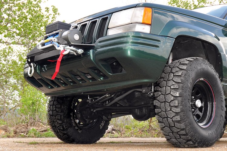 Rough Country | Winch Mount Plate | Jeep Winch Mounting Plate 93-98 Grand Cherokee ZJ Rough Country | 1049