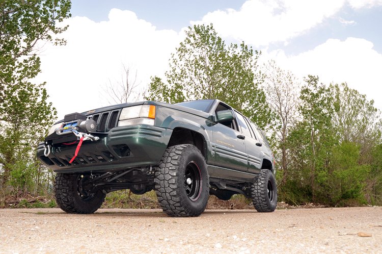 Rough Country | Winch Mount Plate | Jeep Winch Mounting Plate 93-98 Grand Cherokee ZJ Rough Country | 1049