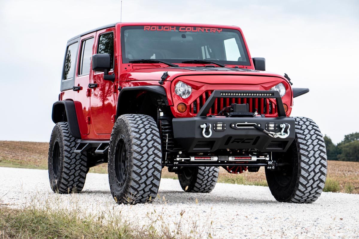 Rough Country | Grilles | Jeep Angry Eyes Replacement Grille 07-18 Wrangler JK Rough Country | 10524