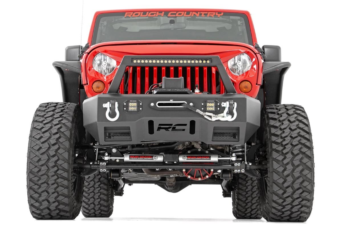 Rough Country | Fender Flares | Jeep Tubular Front Fender Flares 07-18 Wrangler JK Rough Country | 10531