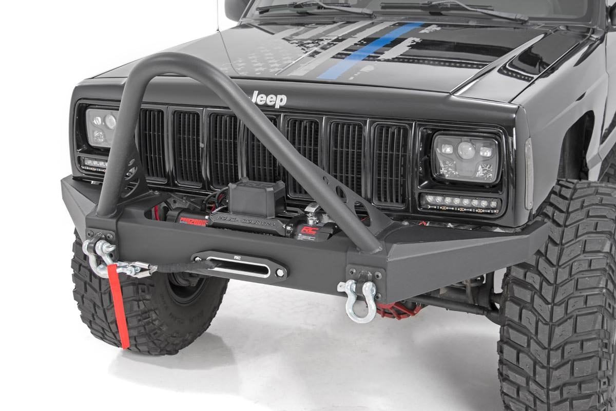 Rough Country | Front Bumpers | Jeep Stinger Bar RC Bumpers 84-01 Cherokee XJ Rough Country | 1055