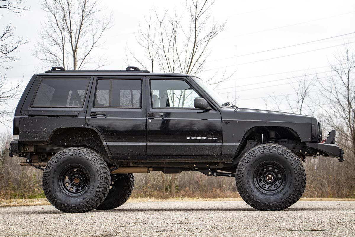 Rough Country | Door Kick Panel | Jeep Lower Door Armor 97-01 Cherokee XJ Rough Country | 10582