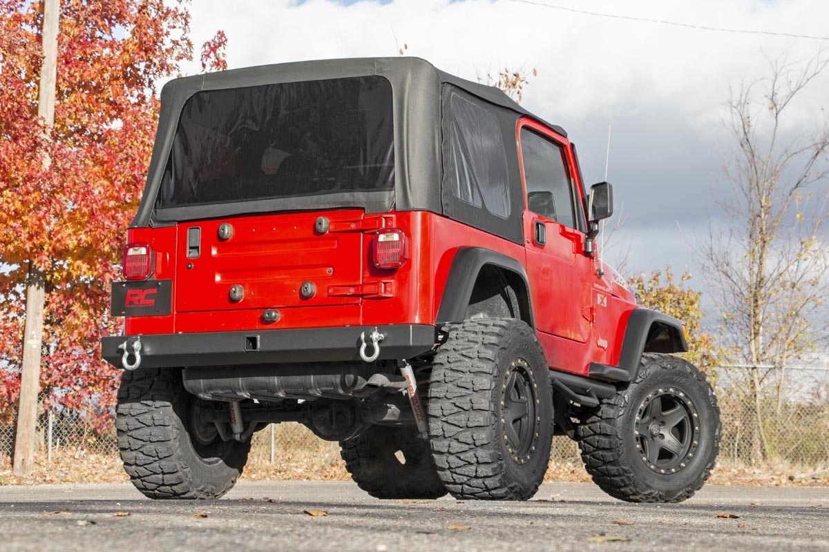 Rough Country | Rear Bumpers | Jeep Classic Full Width Rear Bumper 87-06 Wrangler YJ/TJ Rough Country | 10591