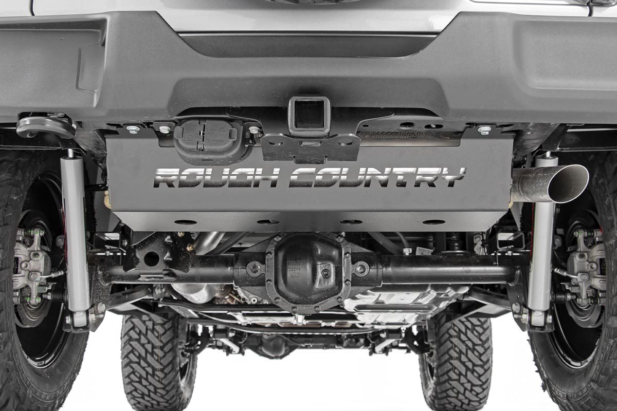 Rough Country | Muffler Skid Plate | Jeep Muffler Skid Plate 18-20 Wrangler JL Rough Country | 10599