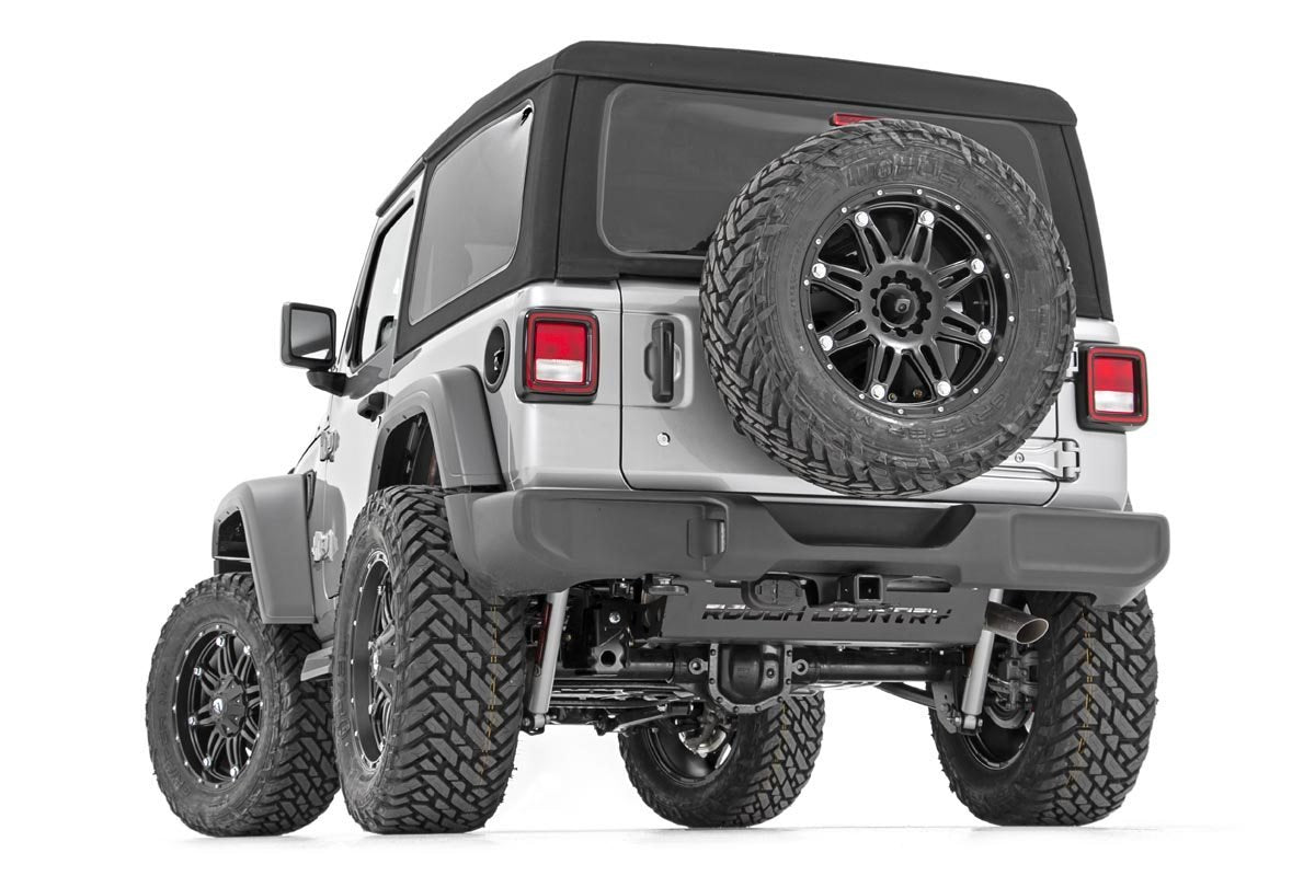 Rough Country | Muffler Skid Plate | Jeep Muffler Skid Plate 18-20 Wrangler JL Rough Country | 10599