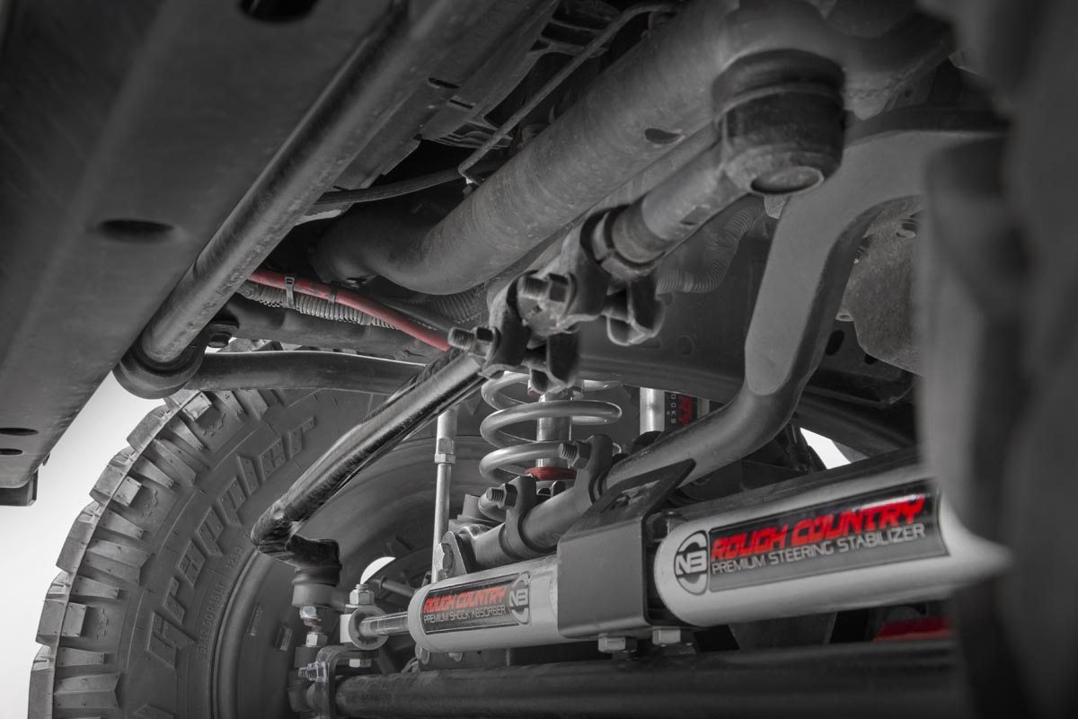 Rough Country | Steering Drag Link | Jeep High Steer Drag Link Kit 07-18 Wrangler JK Rough Country | 10600