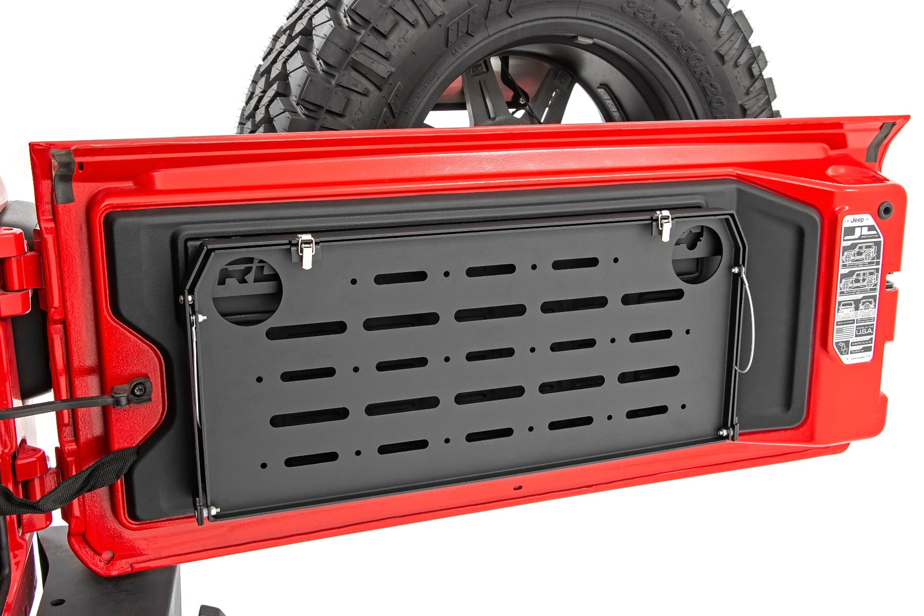 Rough Country | Tailgate Table | Jeep Folding Tailgate Table 18-20 Wrangler JL / JLU Rough Country | 10625