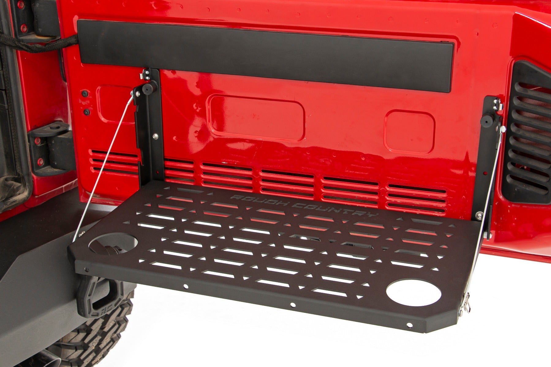 Rough Country | Tailgate Table | Jeep Tailgate Table Folding For 07-18 Wrangler JK Rough Country | 10630